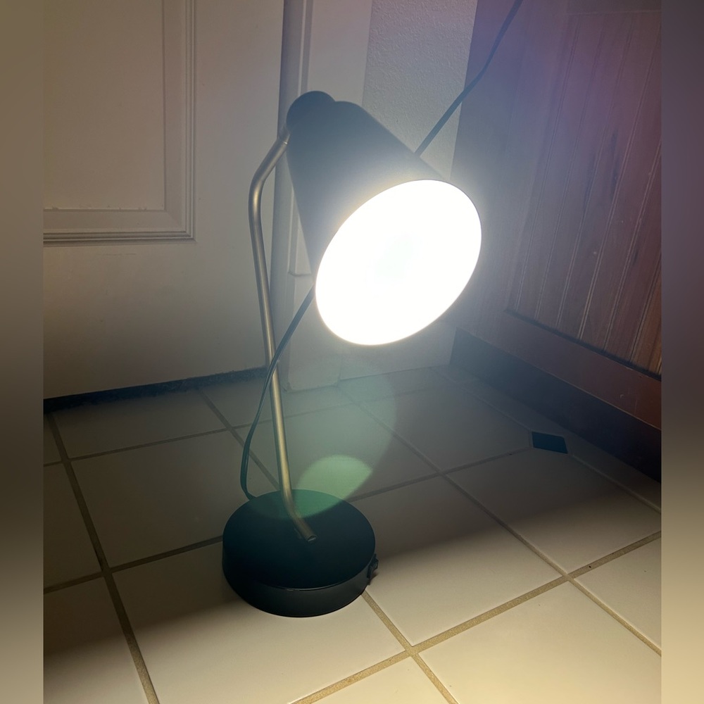 Black Warm White Desk Lamp